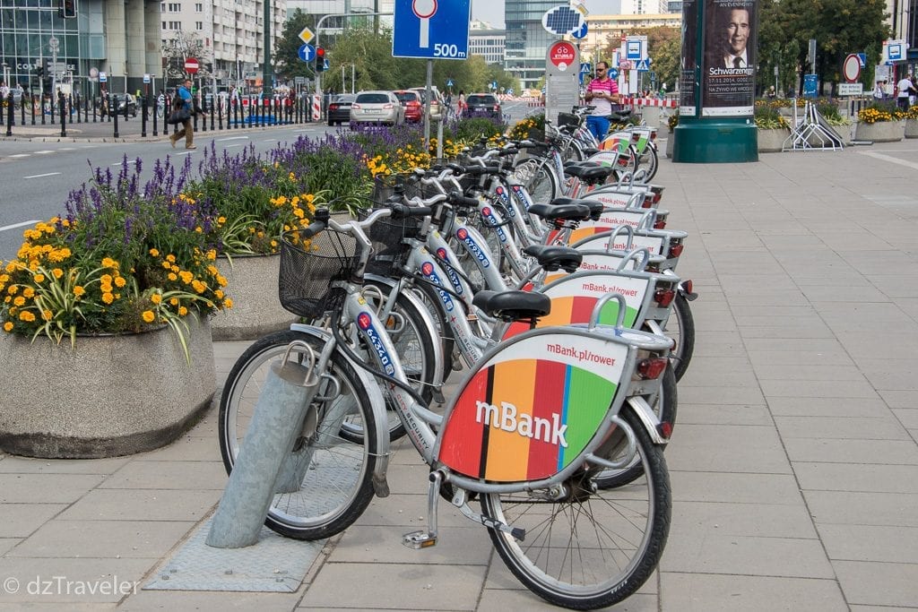 Bicycle Rental in Warsaw, Poland