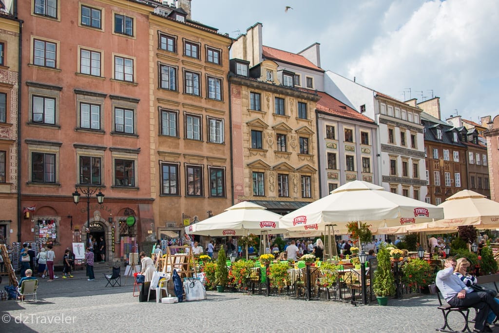 Town Square in Old Town Warsaw