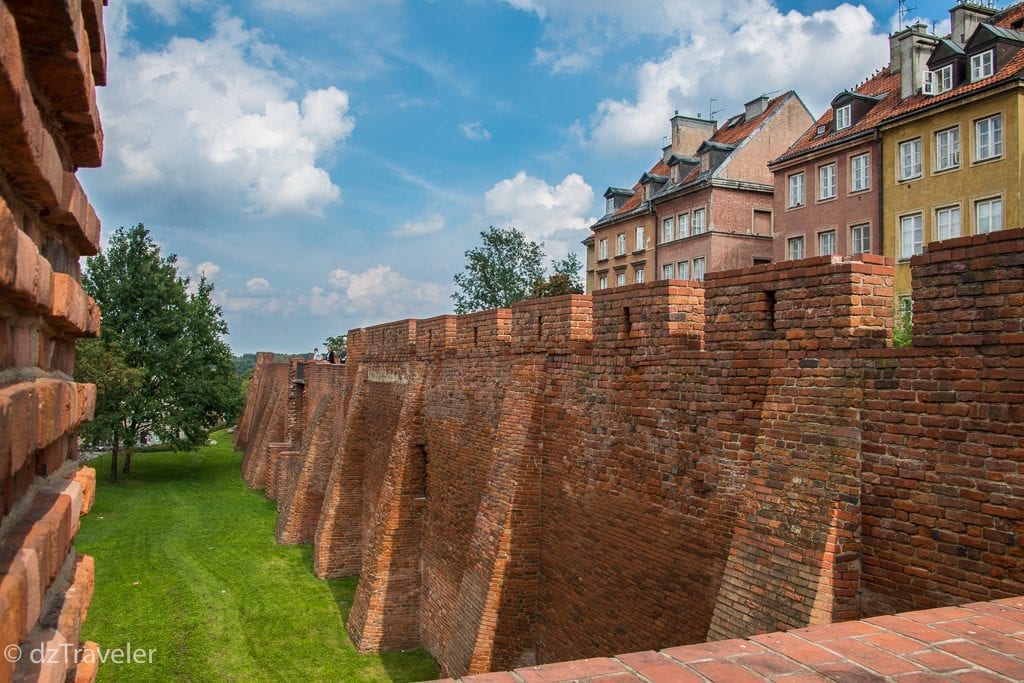 barbican, Old Town Warsaw, Poland