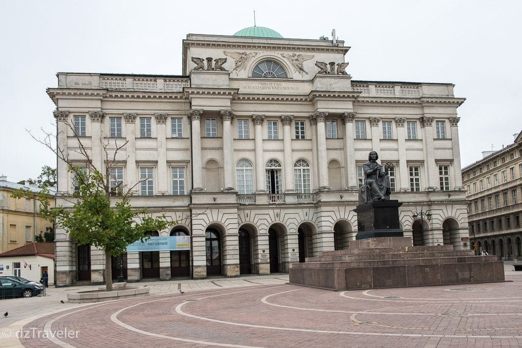 Nicolaus Copernicus Monument in Warsaw