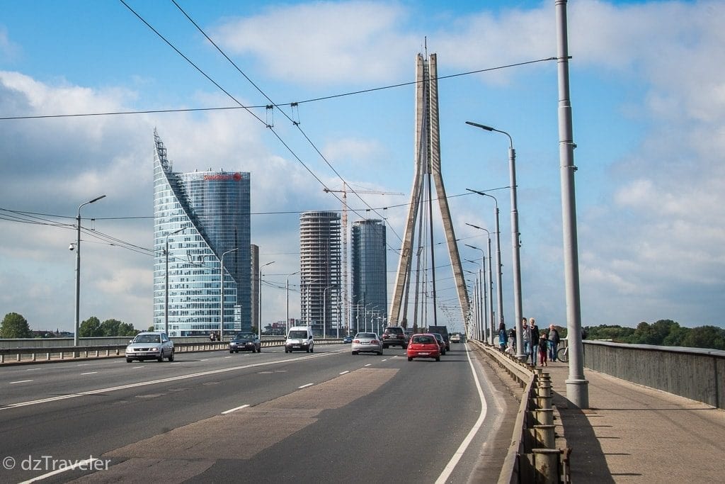 Vansu bridge, Riga