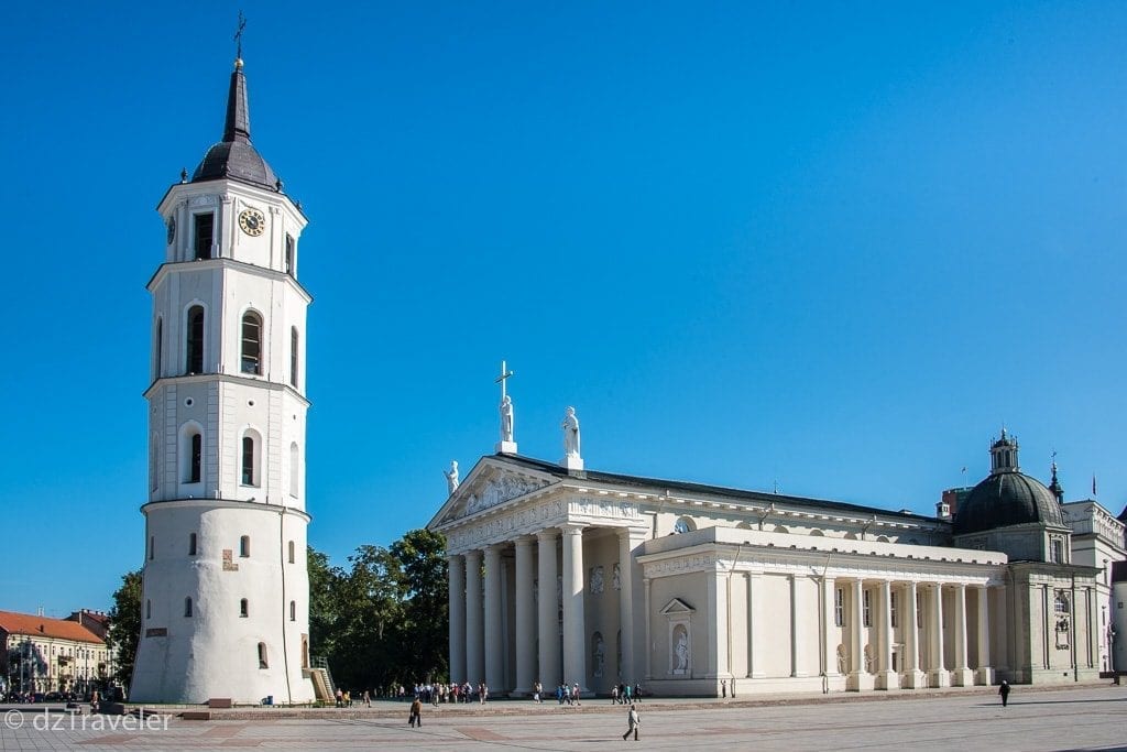 Vilnius Cathedral at Cathedral Square