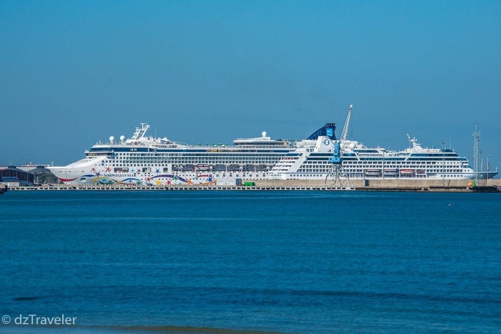 Ships in Tallinn port