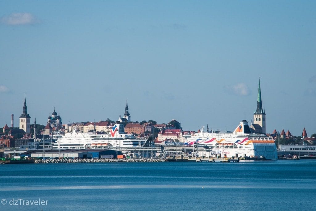 A view of beautiful Tallinn