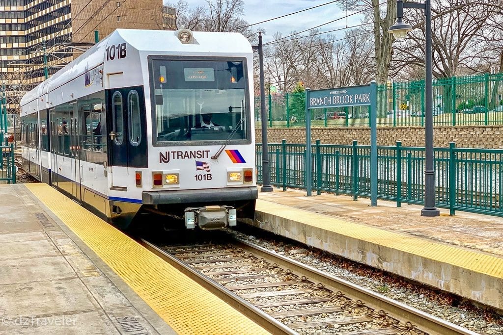Light Rail that connects Newark Penn Station to Branch Brook Park 
