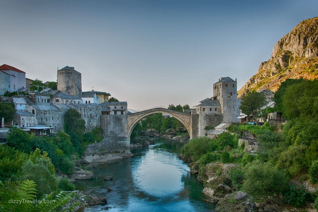 The old bridge of Mostar