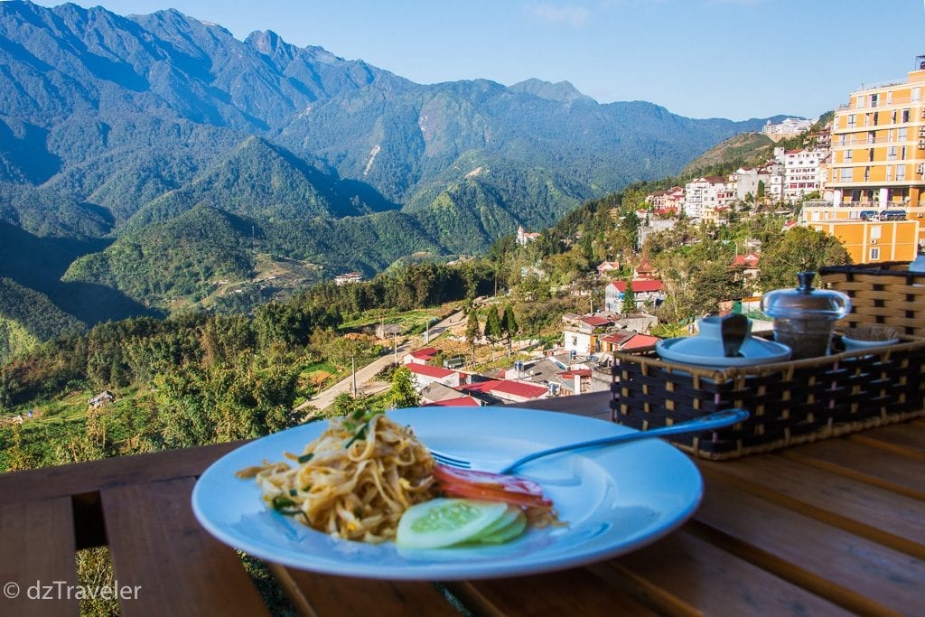 Breakfast in Sapa, Vietnam