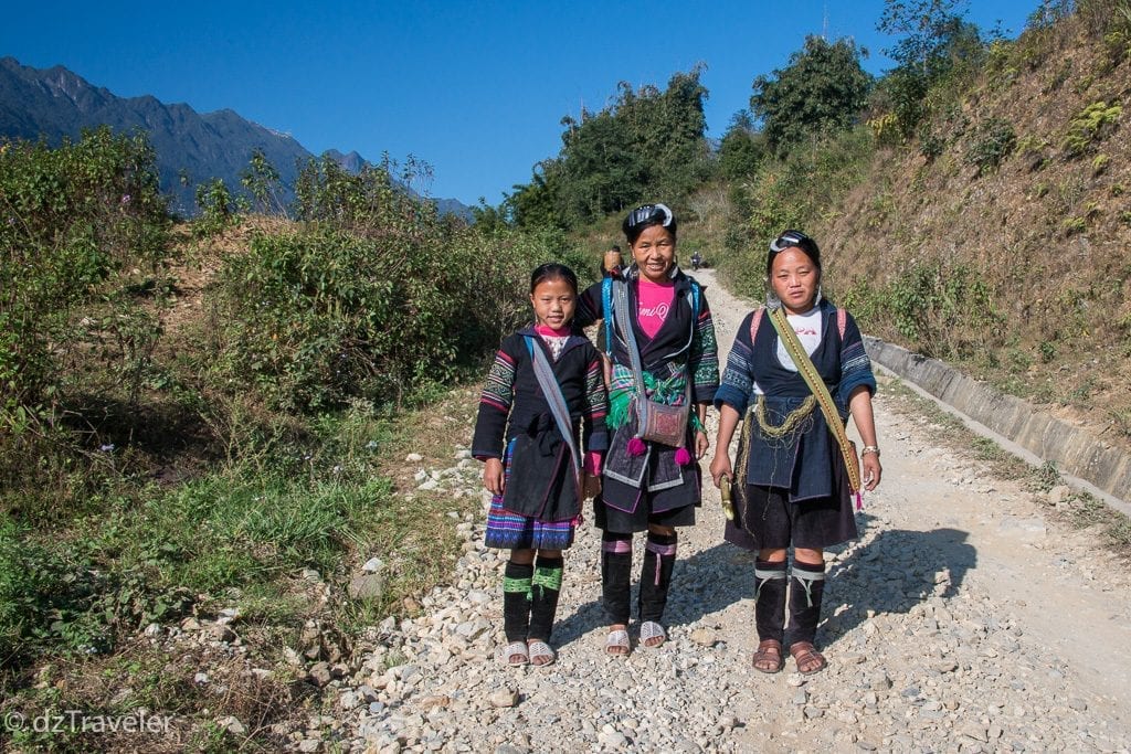 Black Hmong People in Sapa, Vietnam