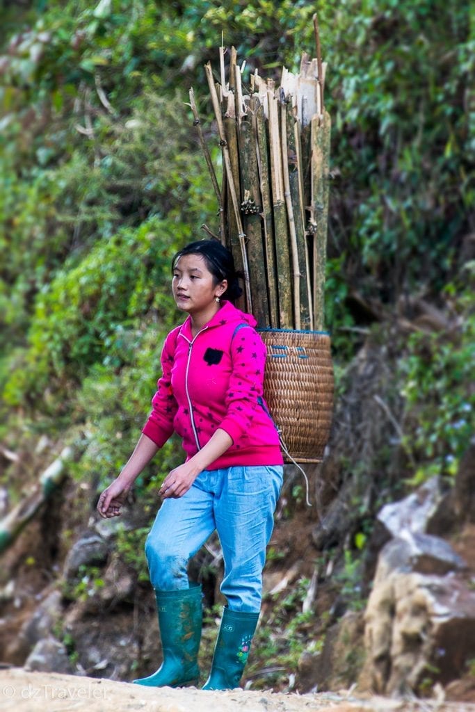 Local in Sapa, Vietnam