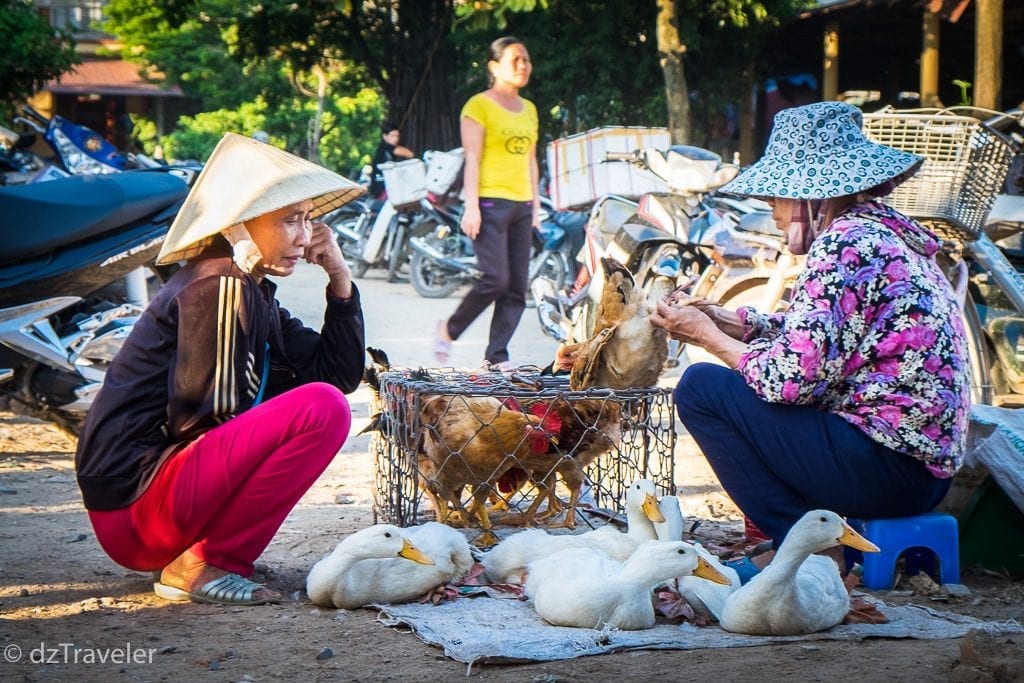 Son Trach Market in Vietnam