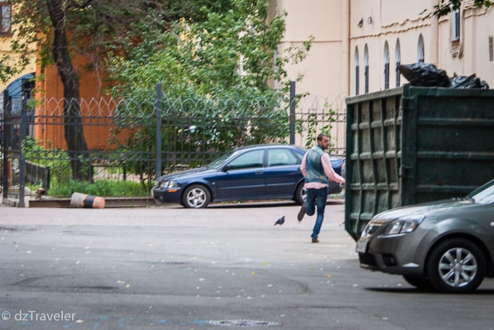 Thieves in St. Petersburg, Russia