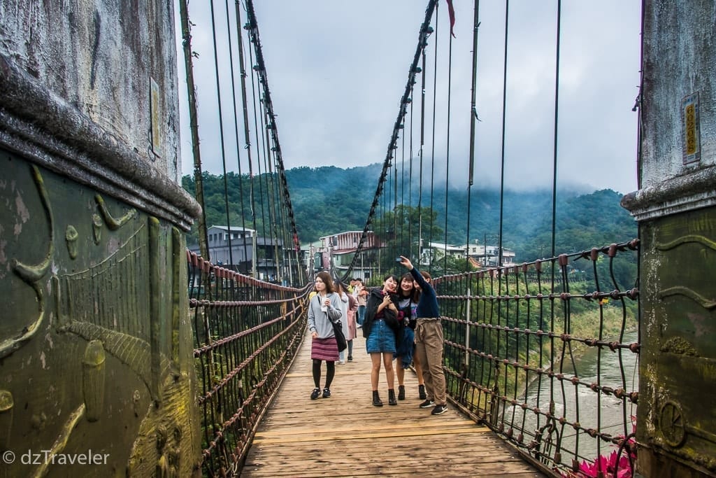 Jingan Suspension Bridge, Shifen