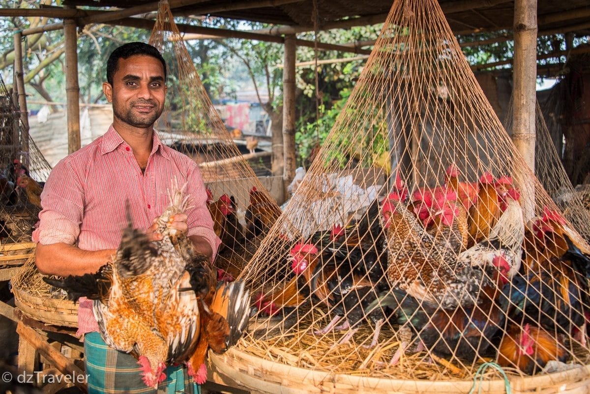 Local market in rural Bangladesh