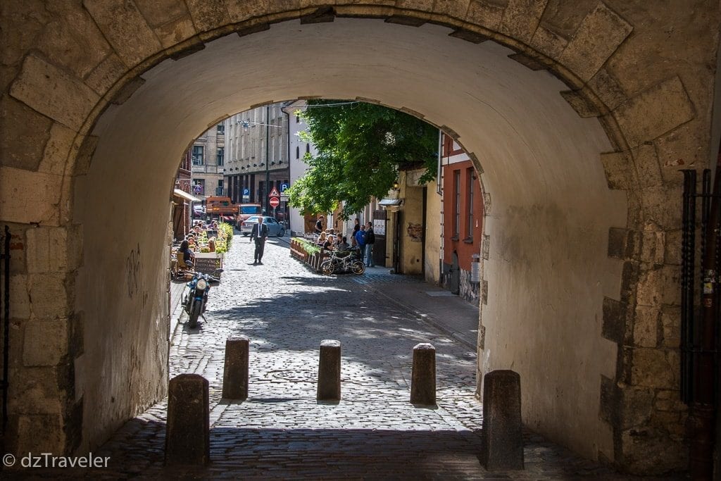 The Swedish Gate And Old City Walls