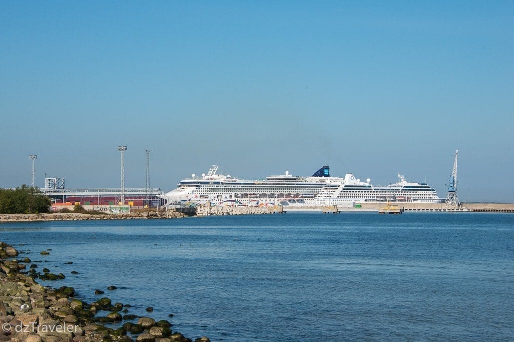 Big Passenger ships at the Port