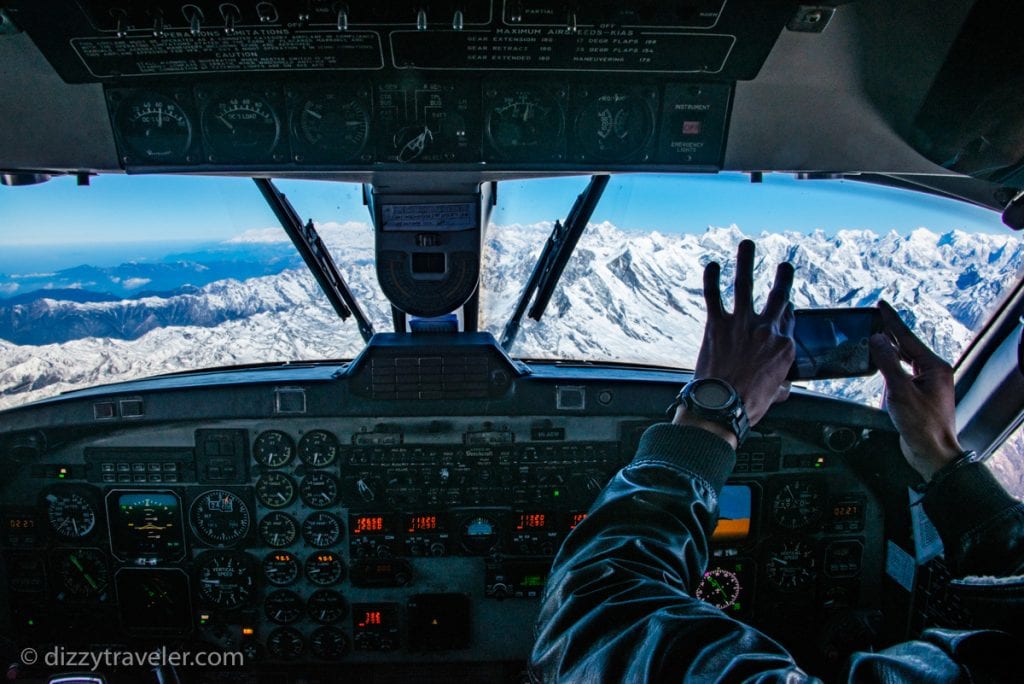 Buddha air mountain flight